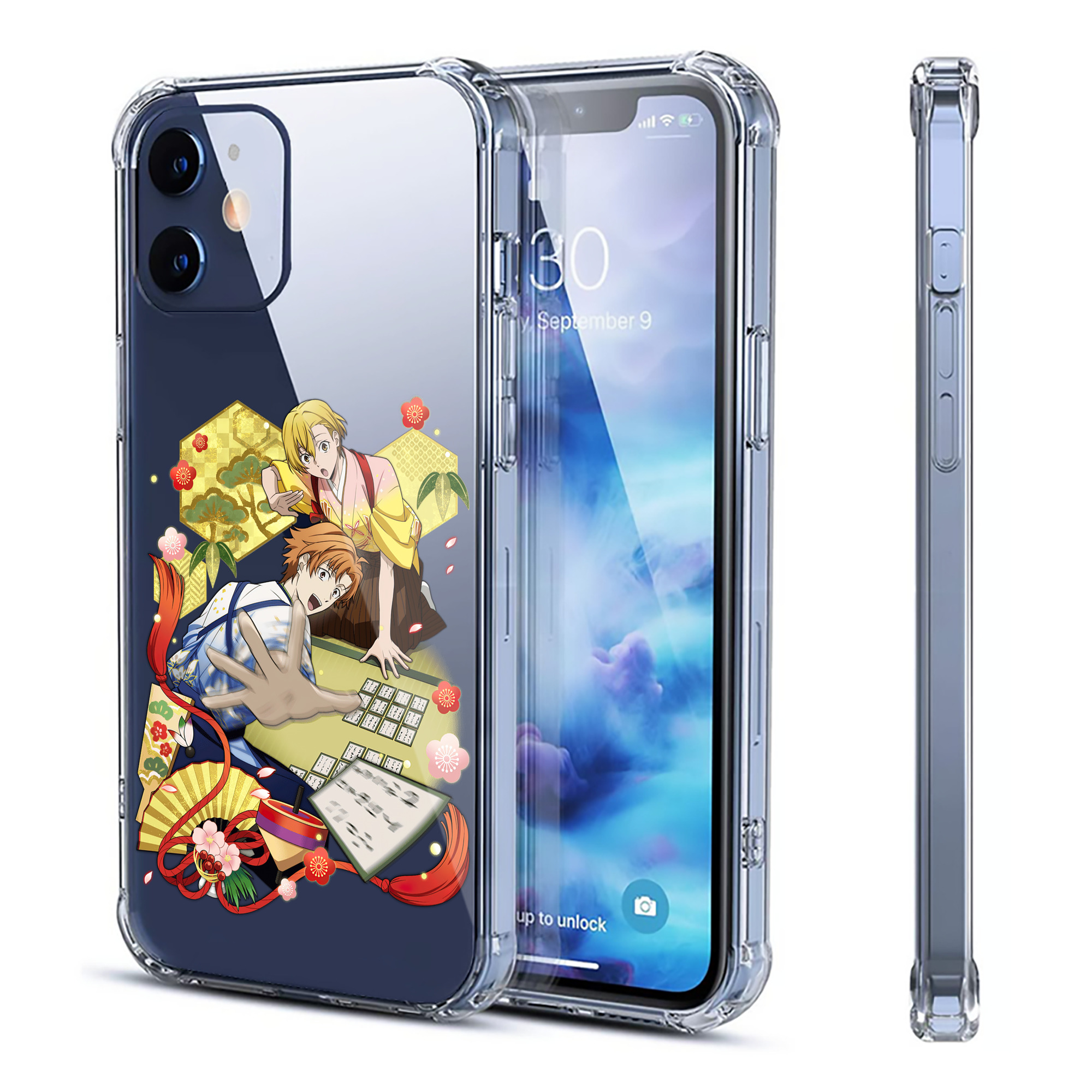 （画像用） 文豪ストレイドッグス Bungo Stray Dogs 【iPhone 12シリーズ対応】透明スマホケース（クリアソフトケース）